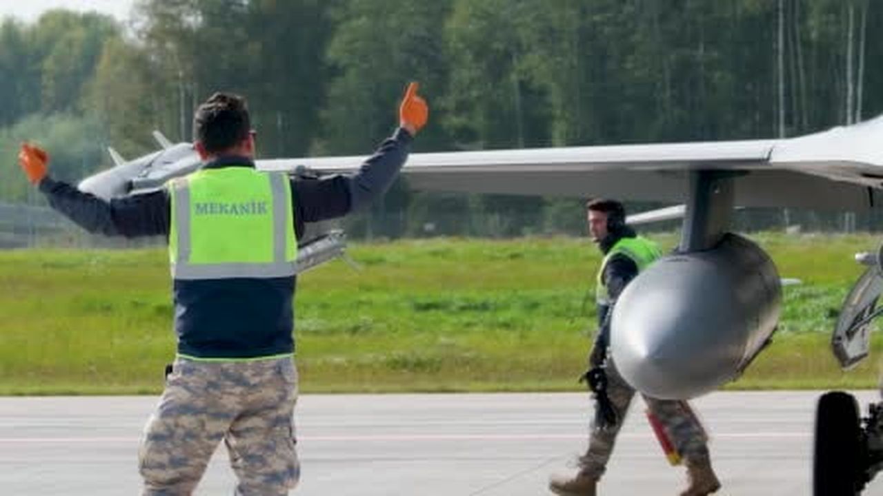 NATO'nun Hava Polisliği görevinden hava savunma konseptine geçiş süreci kapsamında Litvanya'da...