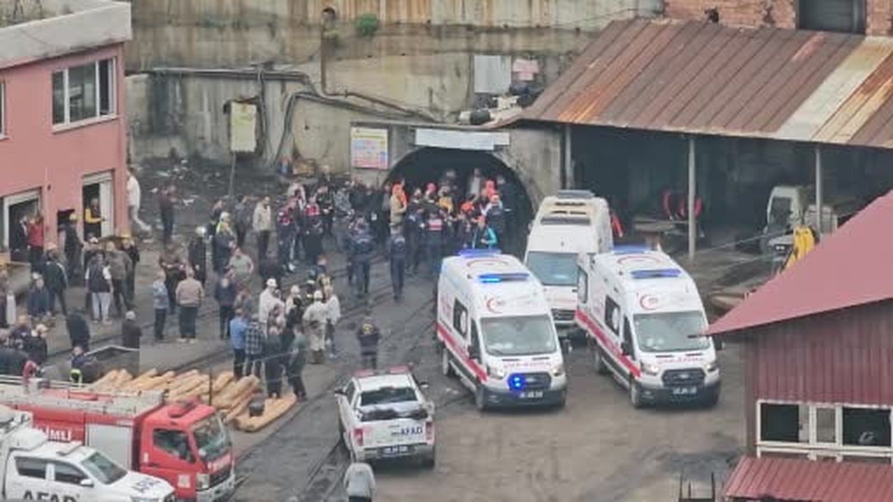 Zonguldak'ta maden ocağında patlama