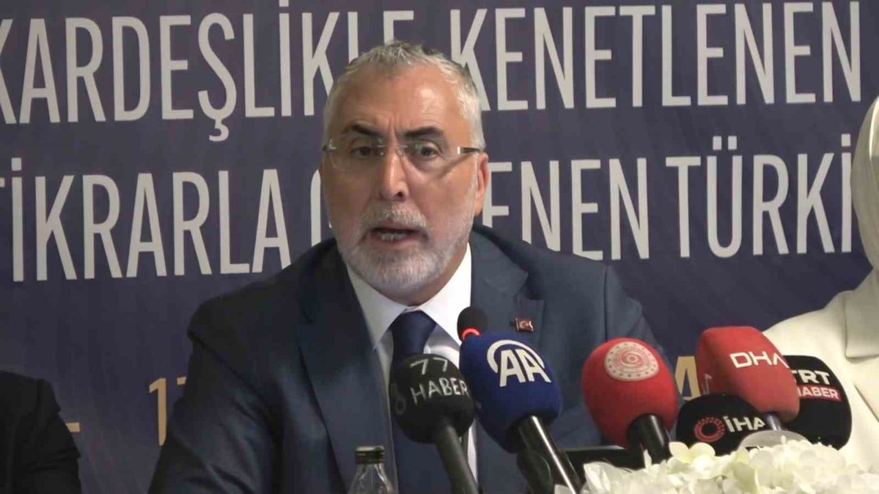 ÇALIŞMA VE SOSYAL GÜVENLİK BAKANI PROF. DR. VEDAT IŞIKHAN, "TERÖRSÜZ TÜRKİYE İDEALİ HEM ÇEYREK...