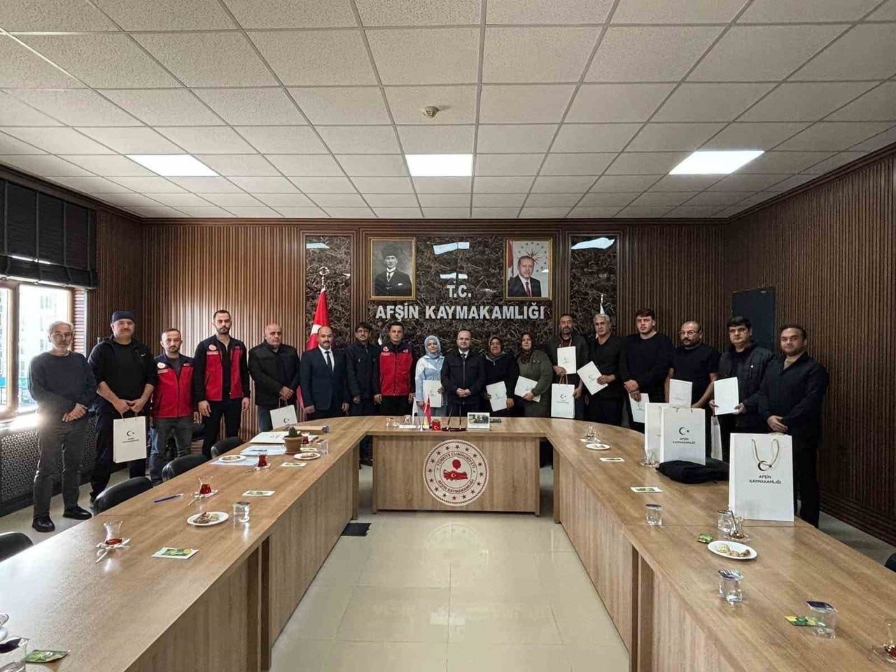 KAHRAMANMARAŞ’IN AFŞİN İLÇESİNDE TARIMDA SU TASARRUFUNU ARTIRMAK AMACIYLA DÜZENLENEN ETKİN VE...