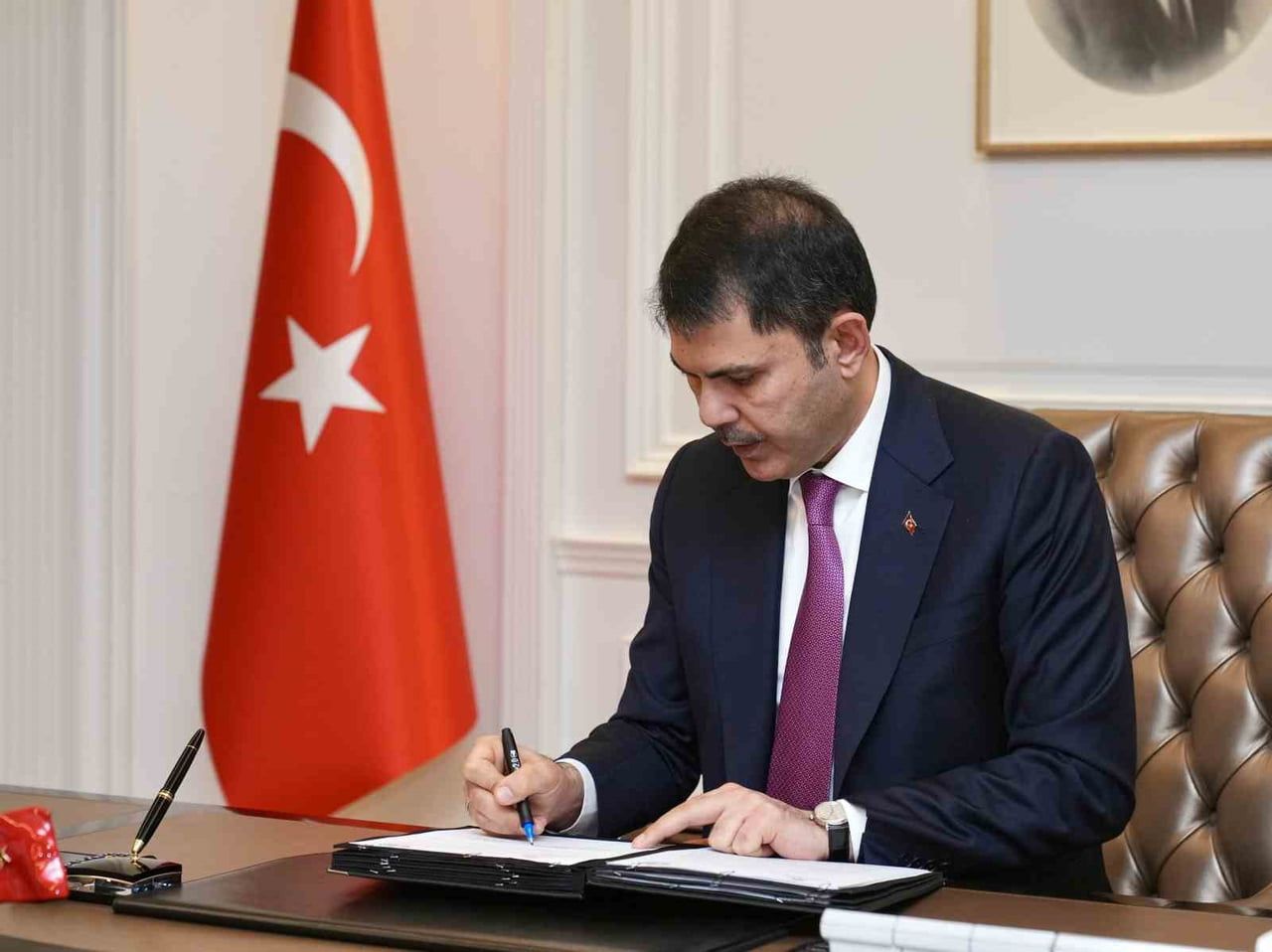 ÇEVRE, ŞEHİRCİLİK VE İKLİM DEĞİŞİKLİĞİ BAKANI MURAT KURUM, ŞANLIURFA GAP HAVALİMANI’NDA DÜZENLENEN...