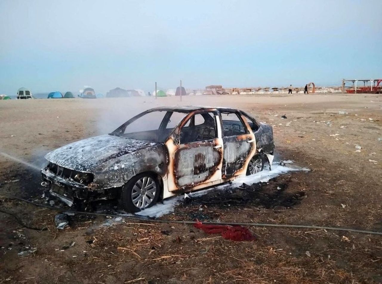 KEŞAN’DA YANGIN ÇIKAN OTOMOBİL KULLANILAMAZ HALE GELDİ