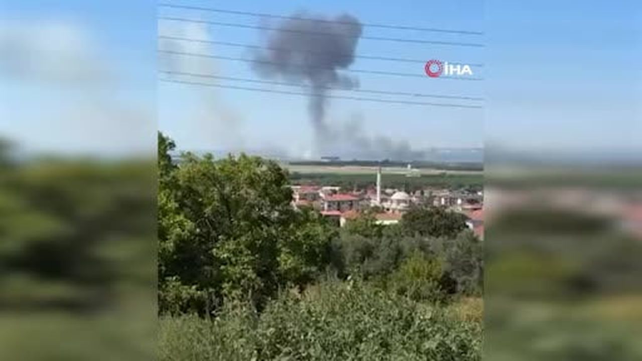 Yalova'da askeri uçak düştü iddiası