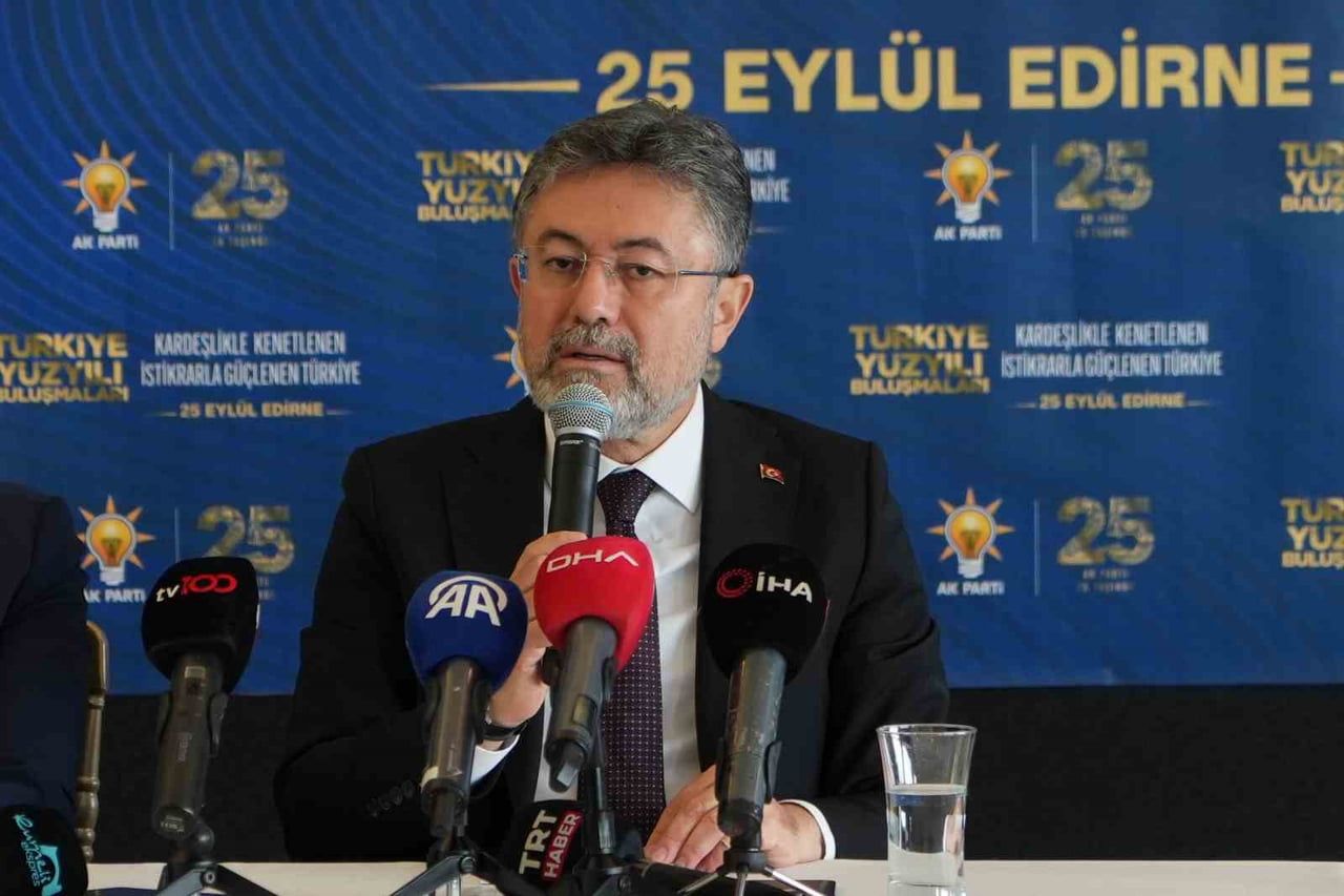 TARIM VE ORMAN BAKANI İBRAHİM YUMAKLI, EDİRNE'DE KATILDIĞI PROGRAMDA TÜRKİYE'NİN TARIMSAL ÜRETİMİ...
