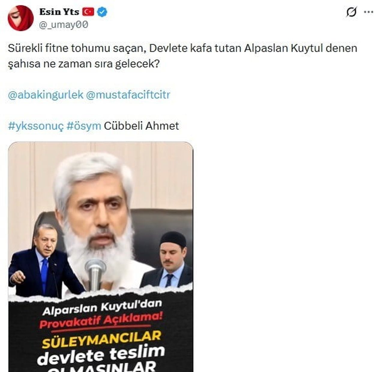 SOSYAL MEDYADA ALPARSLAN KUYTUL VE EŞİ SEMRA KUYTUL'UN KONUŞMALARINA VATANDAŞLARIN TEPKİ...