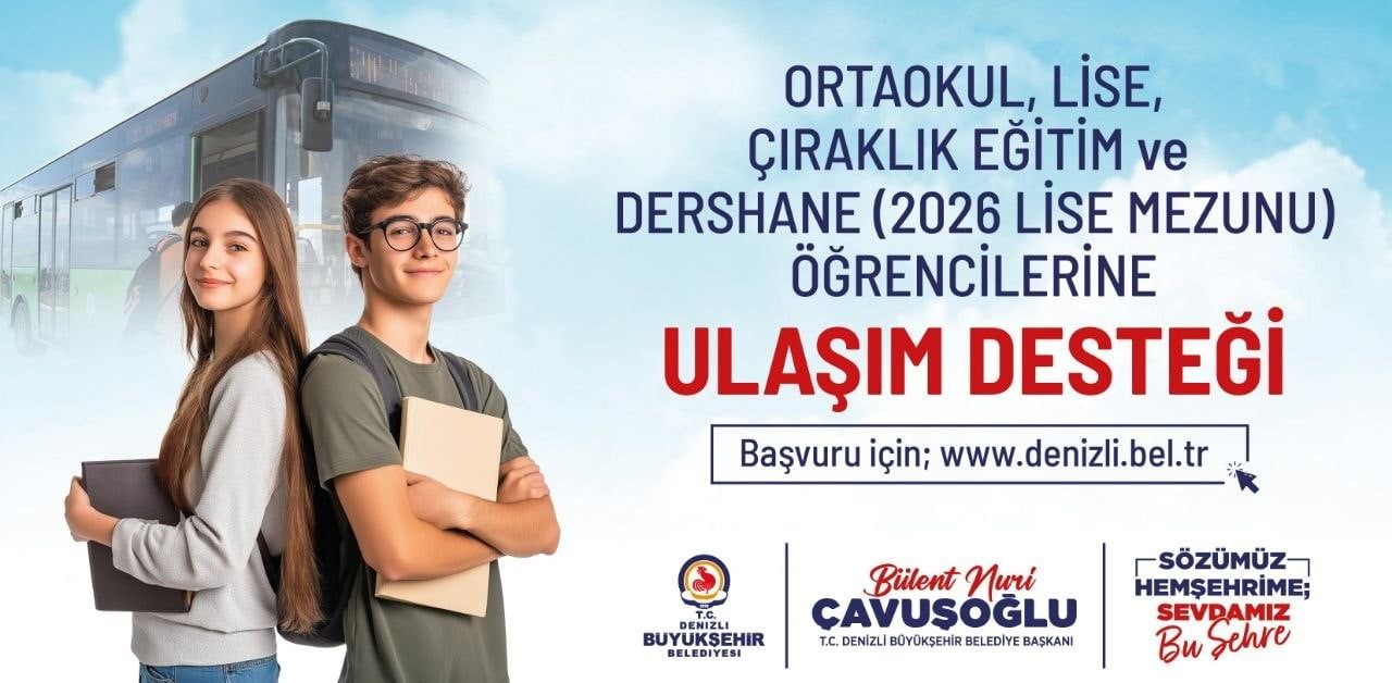 44 BİNİŞLİK ÜCRETSİZ OTOBÜS KARTI DESTEĞİ