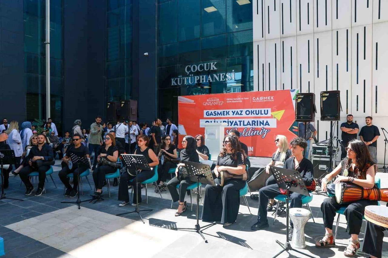 GAZİANTEP BÜYÜKŞEHİR BELEDİYESİ BÜNYESİNDE FAALİYET GÖSTEREN GASMEK’İN YAZ OKULLARINDA EĞİTİM...