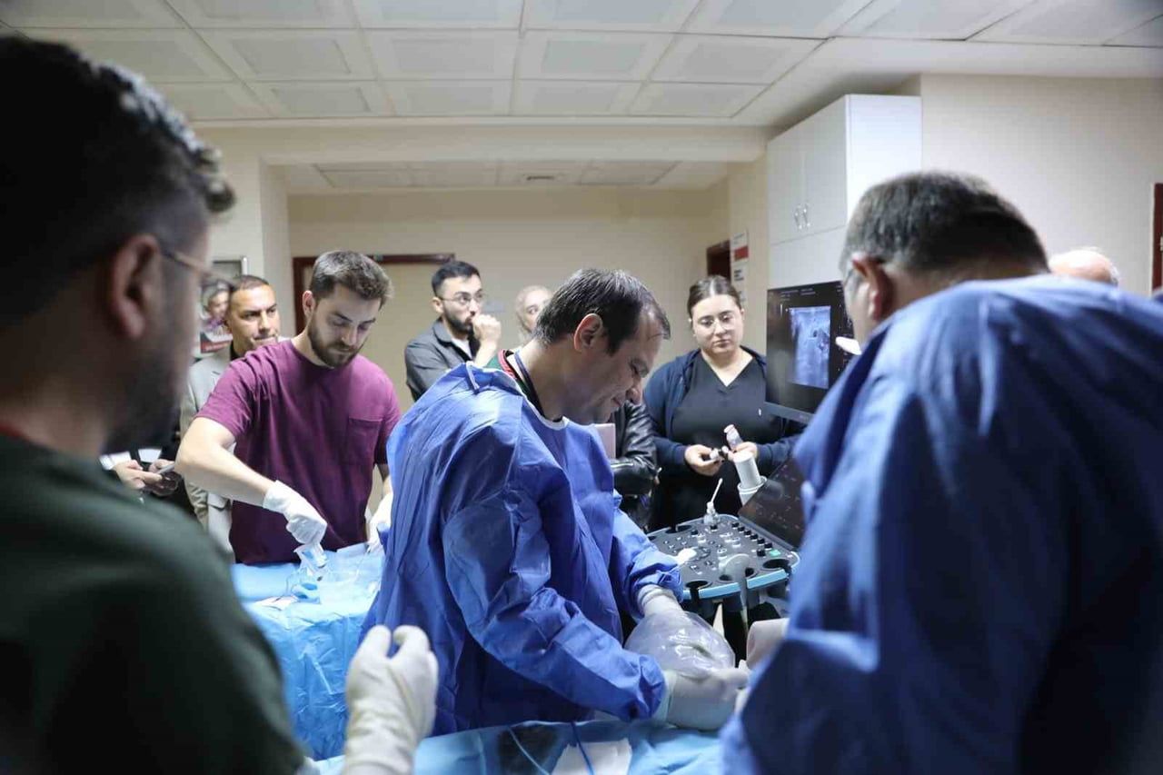 KÜTAHYA’DA ULUSLARARASI HEKİMLERE MİKRODALGA ABLASYON EĞİTİMİ