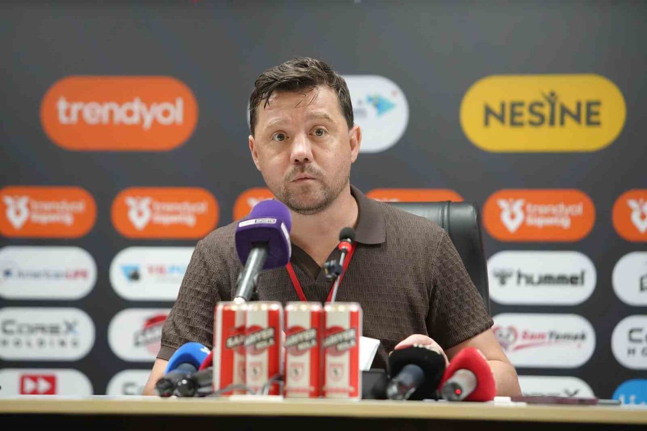 ÇORUM FK TEKNİK SORUMLUSU UĞUR UÇAR, DEPLASMANDA KAZANDIKLARI 5-1'LİK SAMSUNSPOR MAÇININ ARDINDAN...
