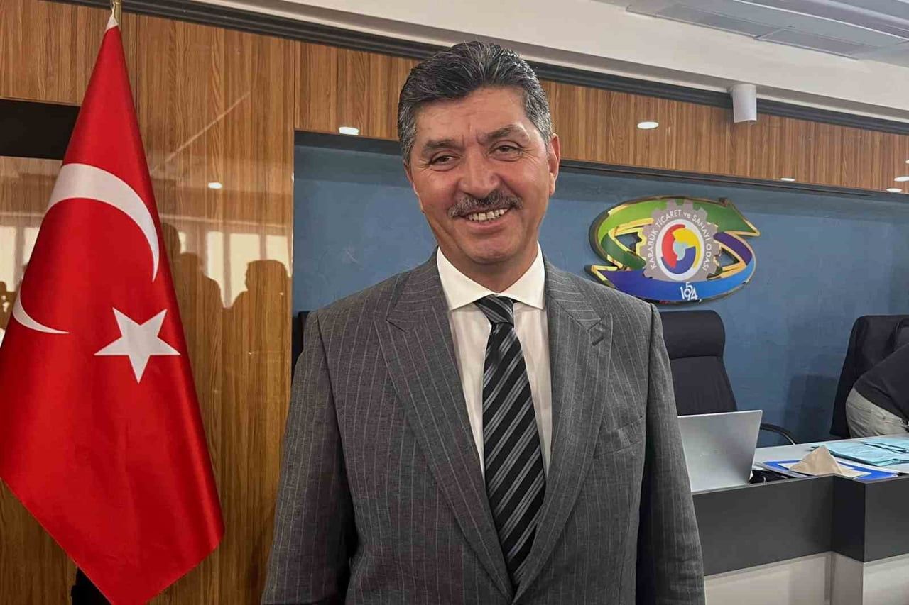 KARABÜK TİCARET VE SANAYİ ODASI (TSO) MECLİS ÜYELERİNİN İLK TOPLANTISINDA YAPILAN SEÇİMDE ÖMER...