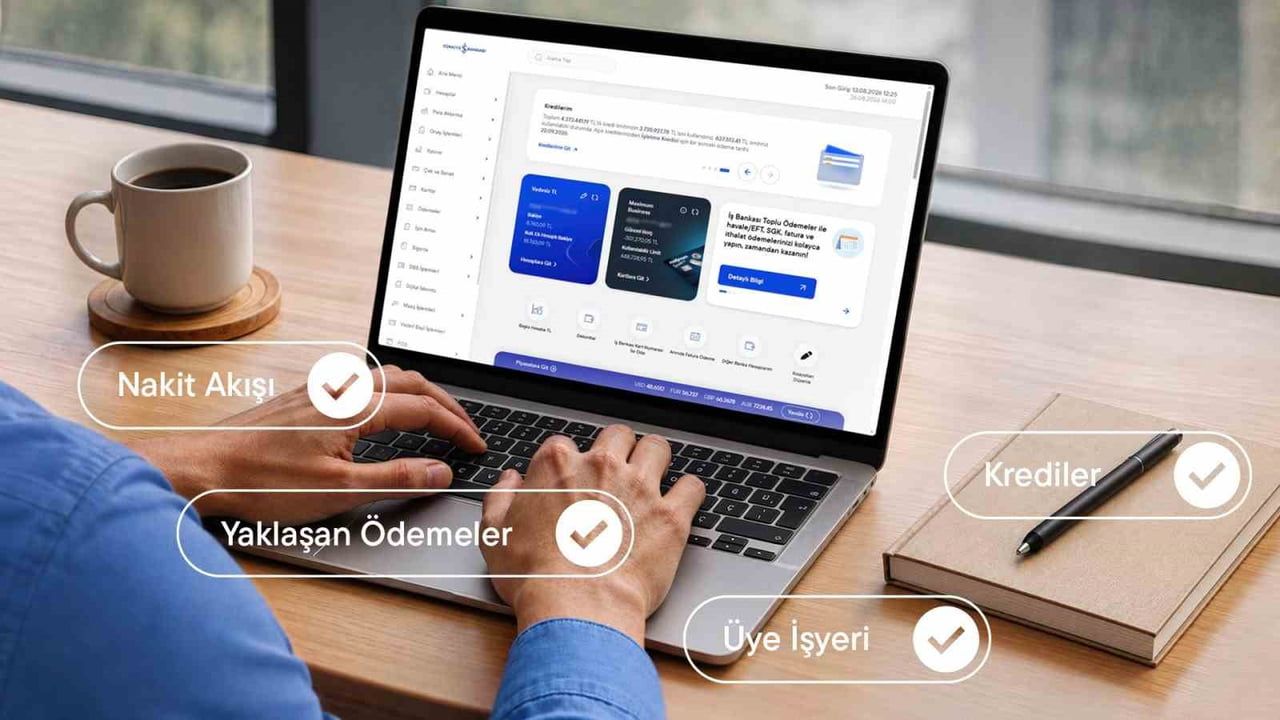 İŞ BANKASI'NIN TİCARİ İNTERNET ŞUBE ANA SAYFASINA YENİ ÖZELLİKLER EKLENDİ