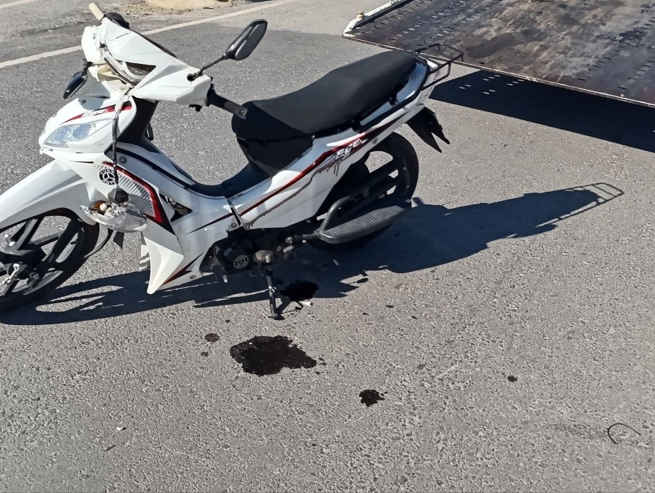 KAZAYA KARIŞAN MOTOSİKLET