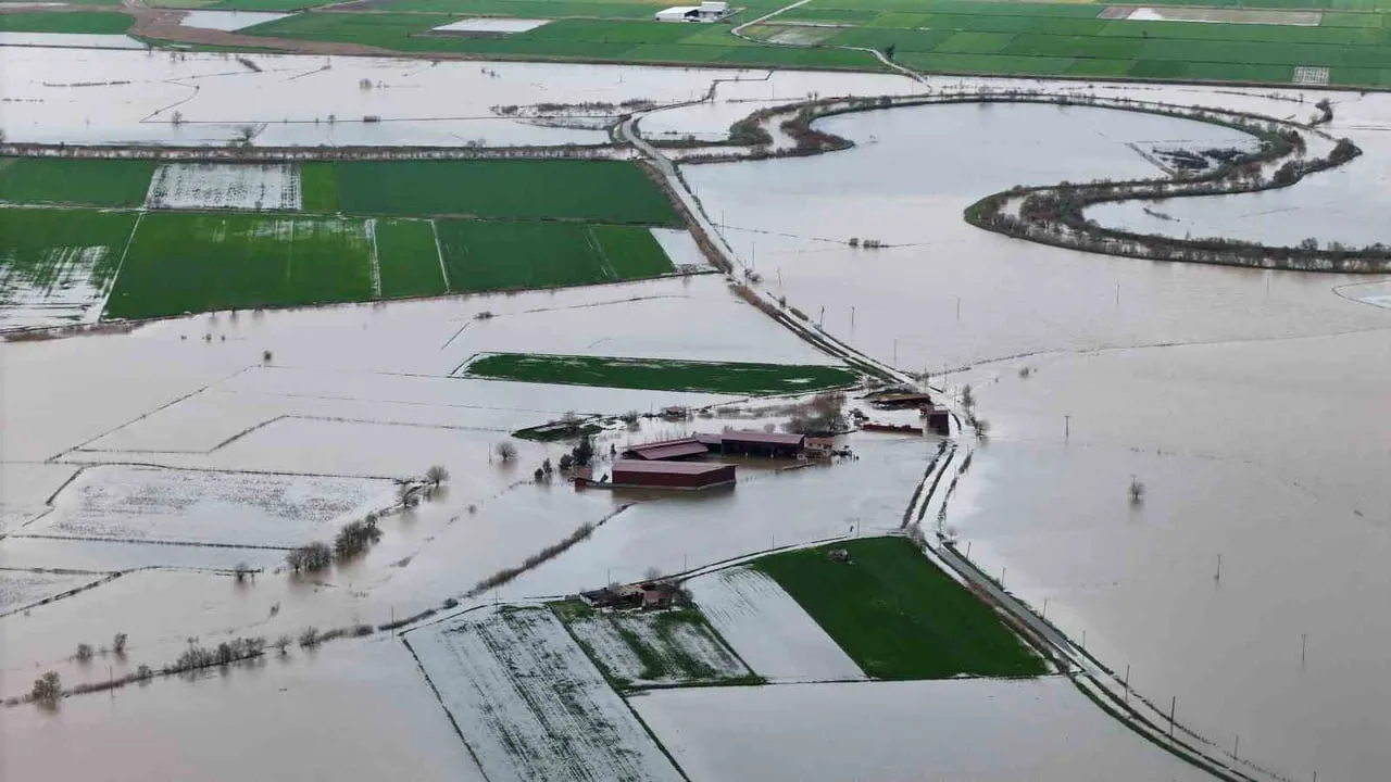 (ARŞİV FOTO) - AYDIN'DA ŞUBAT AYINDA BÜYÜK MENDERES NEHRİ’NİN TAŞMASI SONUCU ÇOK SAYIDA TARIM...