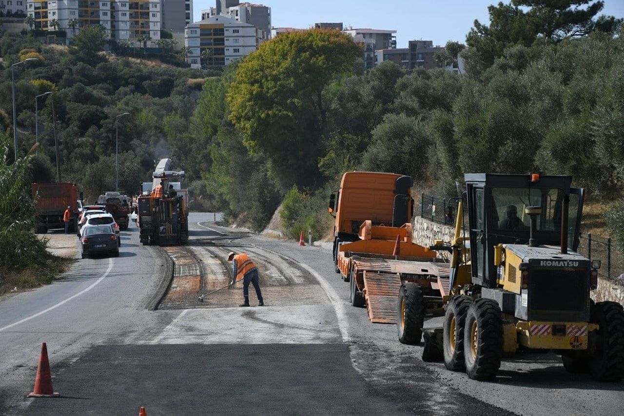 KUŞADASI’NI AYDIN’A BAĞLAYAN YENİKÖY GÜZERGAHINDAKİ YIPRANAN YOL BÖLÜMLERİ, KUŞADASI BELEDİYESİ...