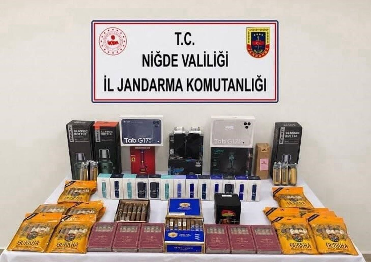 NİĞDE’DE KAÇAK ÜRÜN OPERASYONU