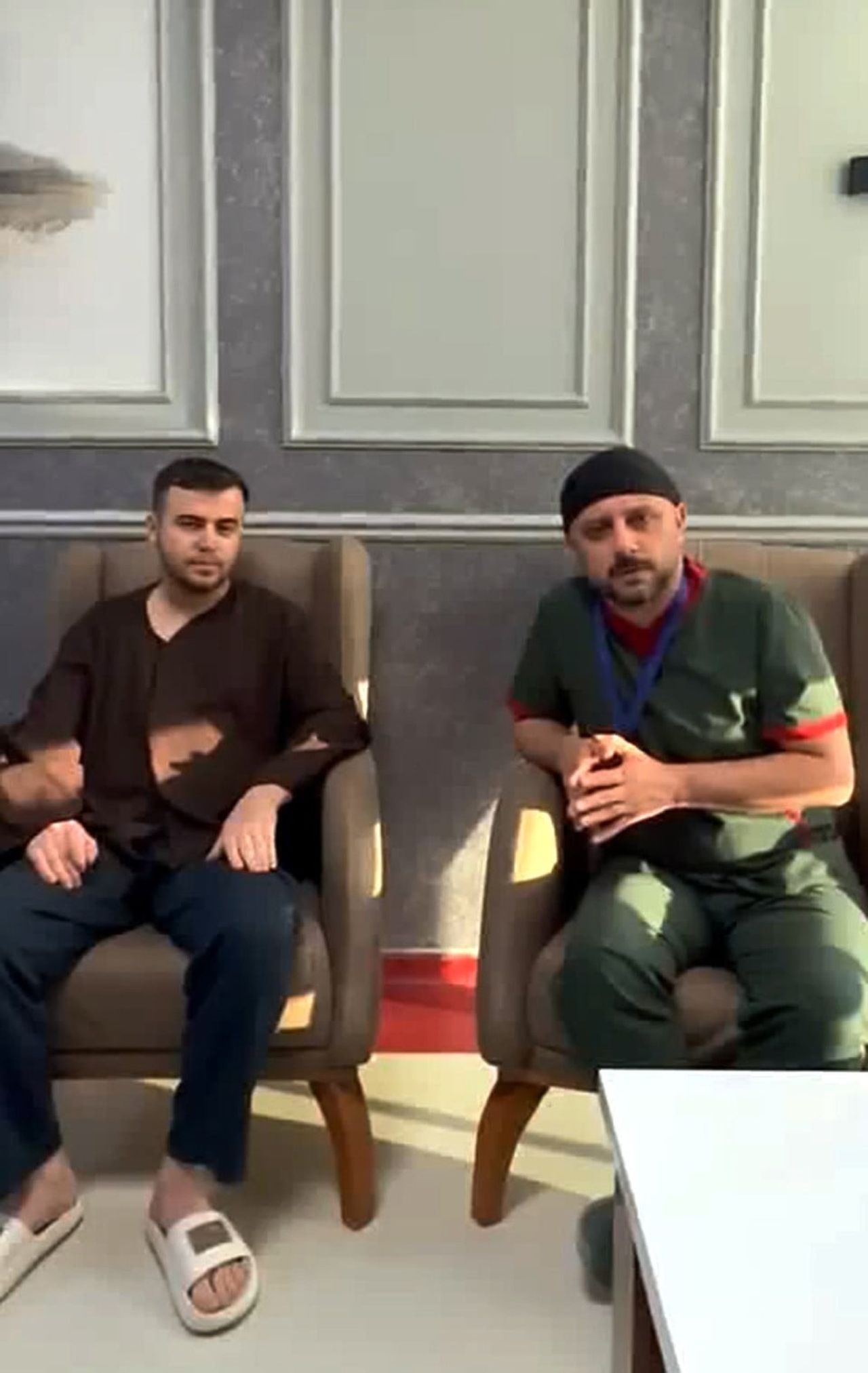 İSMAİL YİĞİT (SOLDA) VE PROF. DR. MEHMET KİRİŞCİ (SAĞDA)
