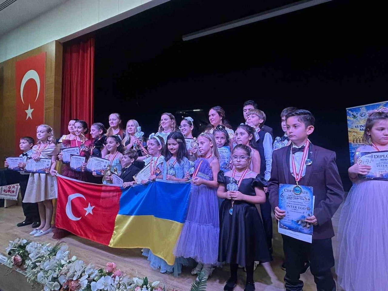 ANTALYA’DA DÜZENLENEN VI. INTERNATİONAL MUSİC CONTEST "İNTEREGO" FESTİVALİNDE HONAZ BELEDİYESİ'Nİ...
