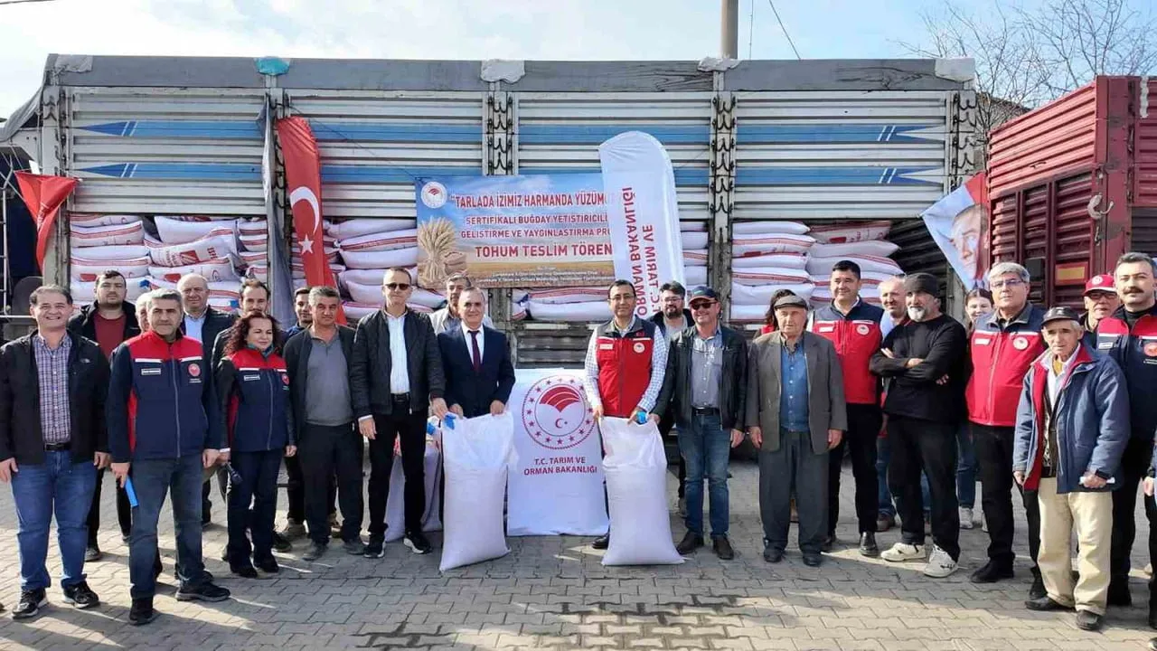ÇANAKKALE İL TARIM MÜDÜRÜLÜĞÜ TARAFINDAN ÇİFTÇİLERE ‘SERTİFİKALI BUĞDAY ÜRETİMİNİ GELİŞTİRME ...