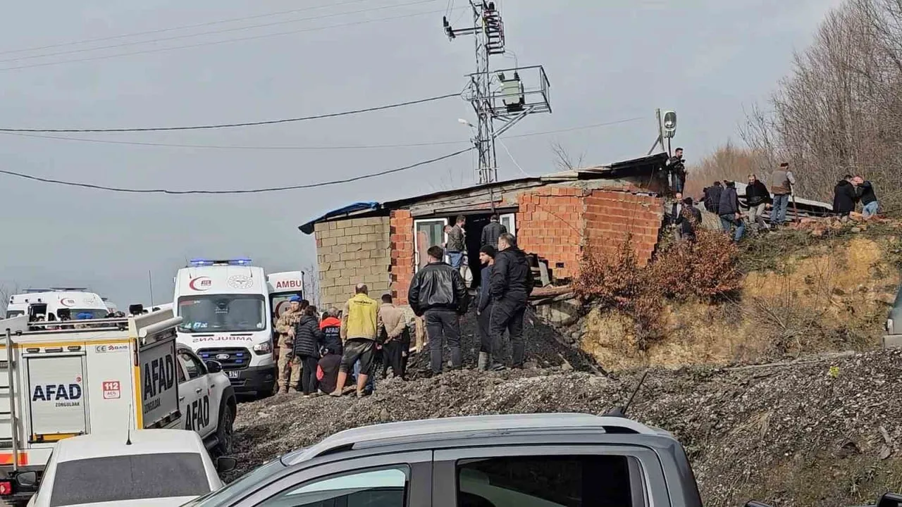 ZONGULDAK'TA ÖZEL BİR MADEN OCAĞINDA MEYDANA GELEN GÖÇÜKTE İKİ MADEN İŞÇİSİNİN HAYATINI...