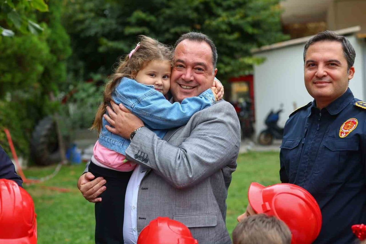 MANİSA BÜYÜKŞEHİR BELEDİYE BAŞKANI BESİM DUTLULU, 25 EYLÜL-1 EKİM İTFAİYE HAFTASI DOLAYISIYLA...