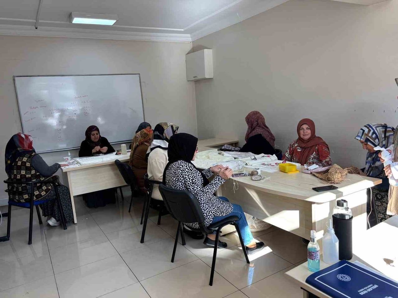 ERZİNCAN'IN TERCAN İLÇESİNDE HALK EĞİTİM MERKEZİ BÜNYESİNDE AÇILAN KURSLAR, 112 KURSİYERİN...