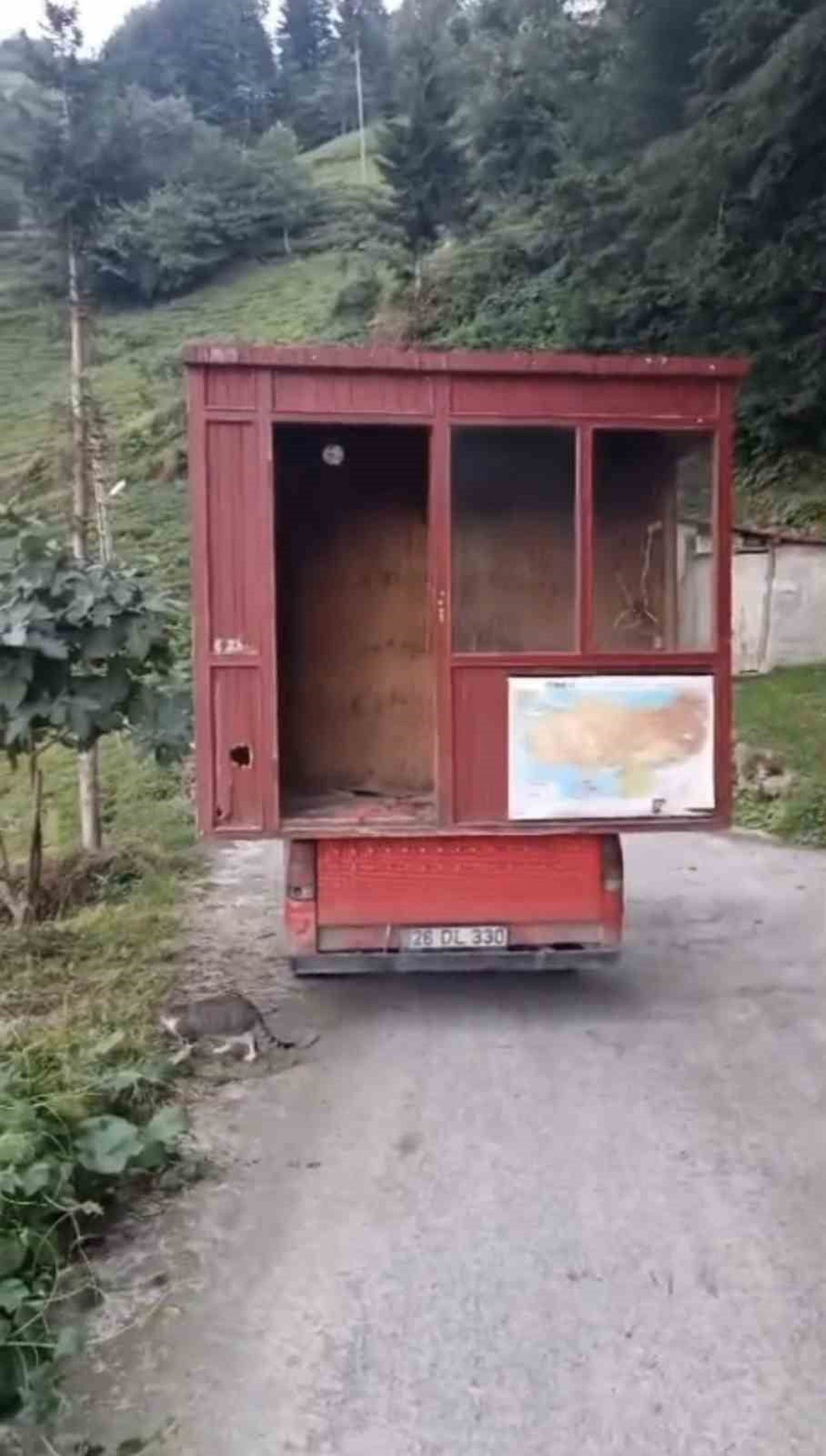 TRABZON’UN ARAKLI İLÇESİNE BAĞLI TÜRKELİ KÖYÜ’NDE SENDOĞAN YILDIRIM, ZORLU ARAZİ ŞARTLARINA RAĞMEN...