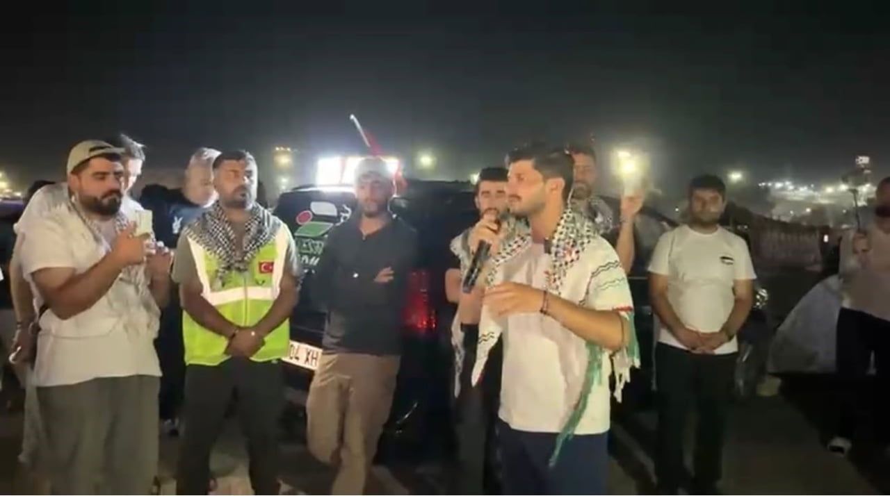 FİLİSTİN KONVOYU, IRAK’IN İBRAHİM HALİL SINIR KAPISI’NDA 4. GÜNÜNDE BEKLETİLİYOR