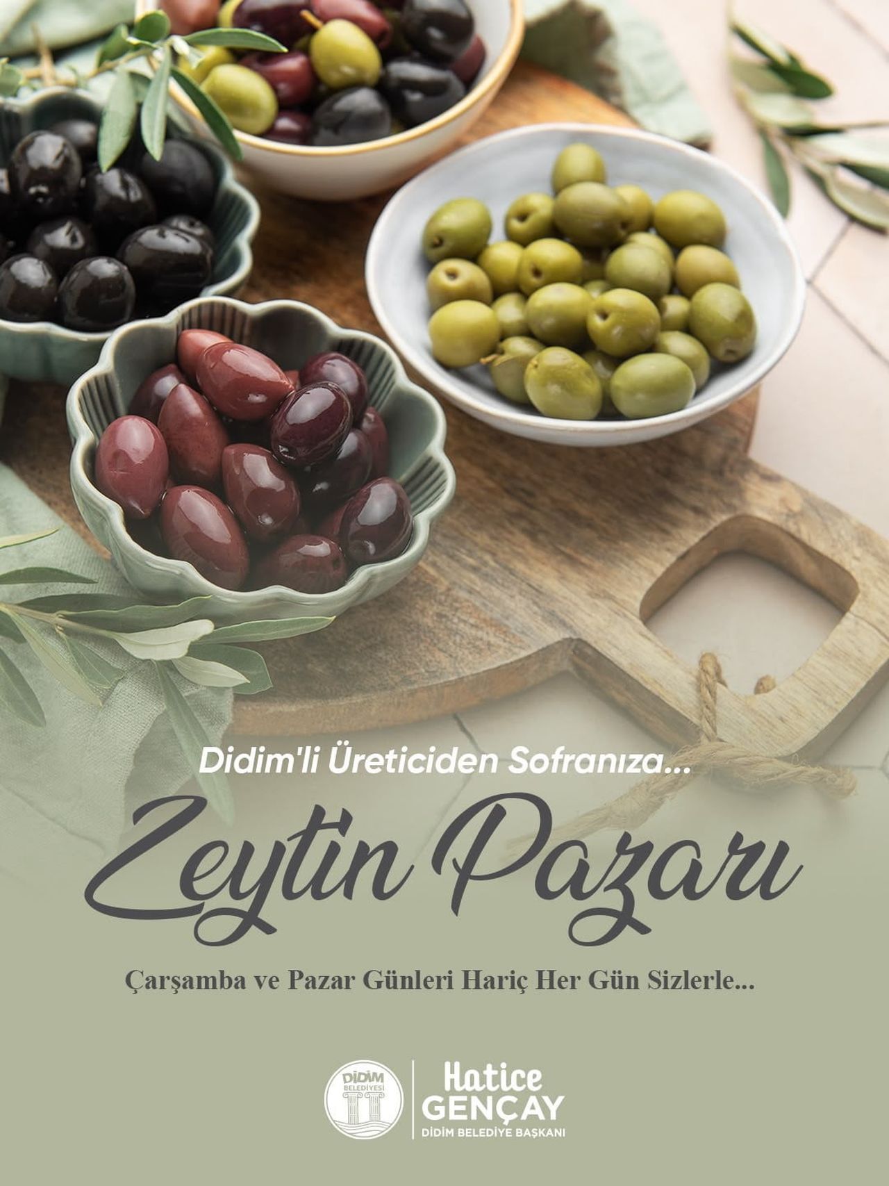 DİDİM BELEDİYESİ TARAFINDAN, ZEYTİN ÜRETİCİLERİNİN EMEKLERİNİ DOĞRUDAN TÜKETİCİYLE...