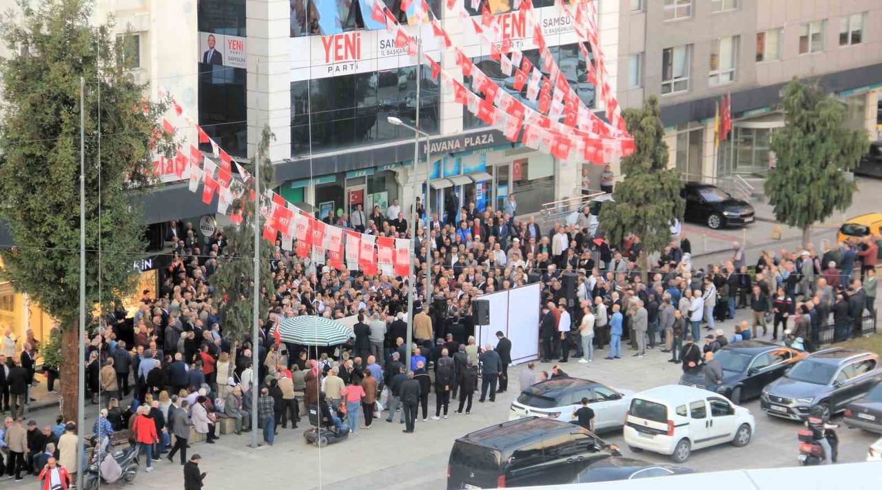 SAMSUN’DA YENİ PARTİ İL BAŞKANLIĞI BİNASI, DÜZENLENEN TÖRENLE AÇILDI.
