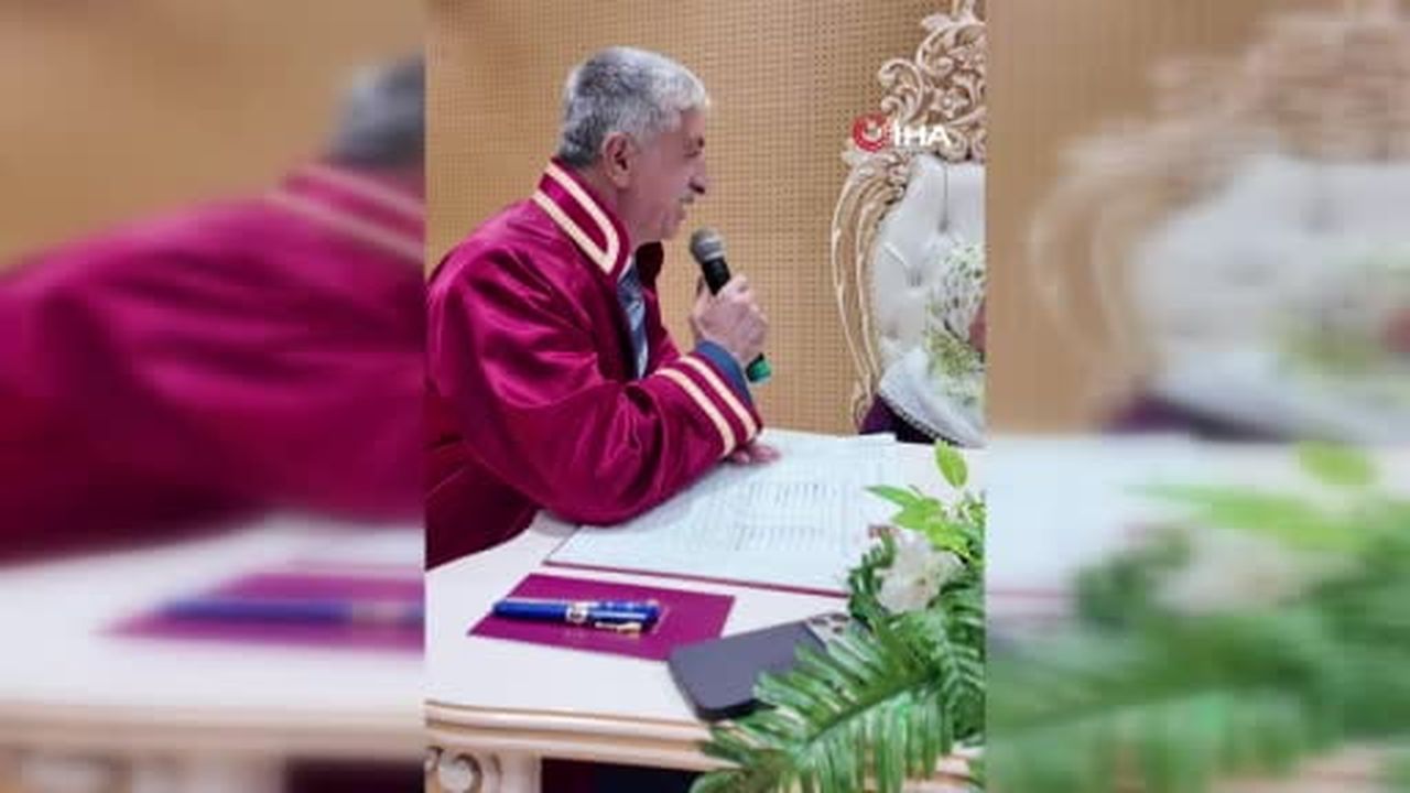 86'sında damat, 72'sinde gelin oldu