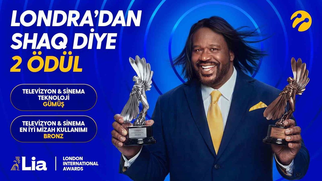 TURKCELL'İN TÜRKİYE'DE BUGÜNE KADAR 22 ÖDÜL KAZANAN "TURKCELL GÜCÜNDE SHAQ DİYE 5G" REKLAM...