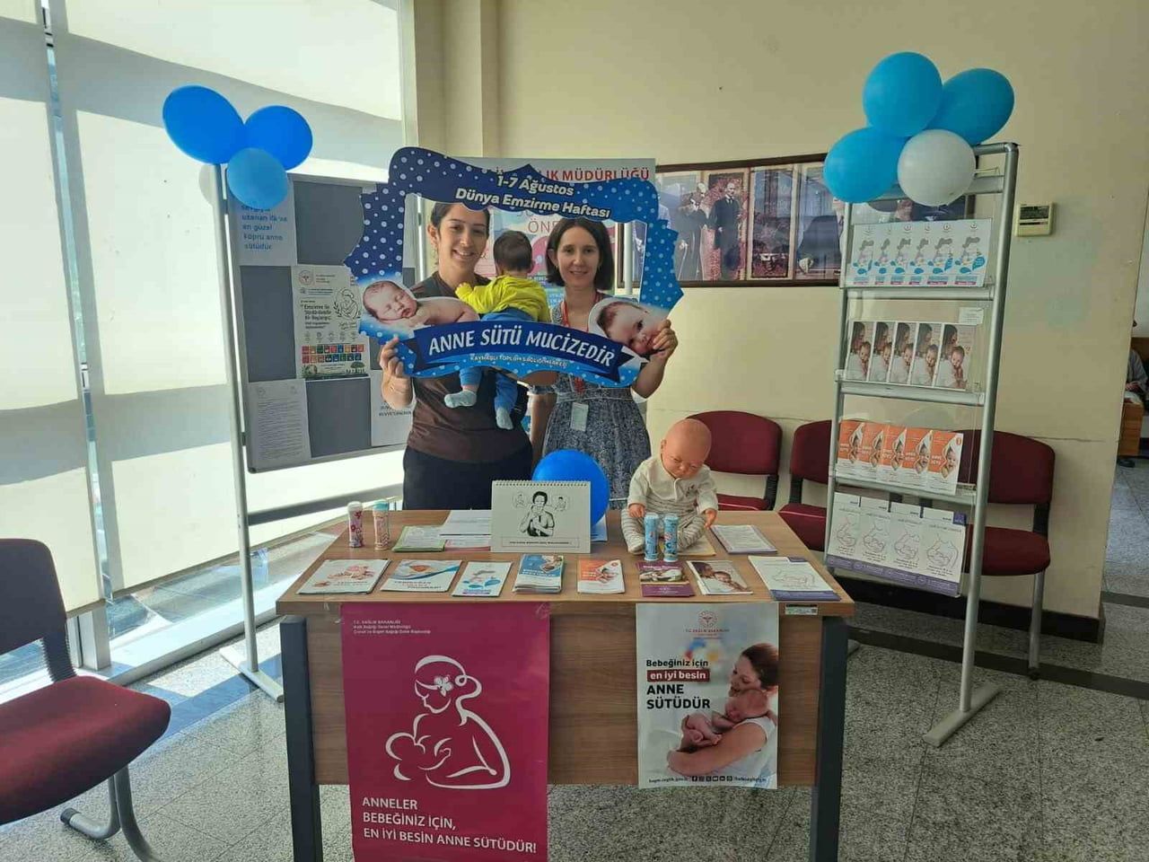 KAYNAŞLI TOPLUM SAĞLIĞI MERKEZİ TARAFINDAN, 1-7 AĞUSTOS DÜNYA EMZİRME HAFTASI KAPSAMINDA ANNE...