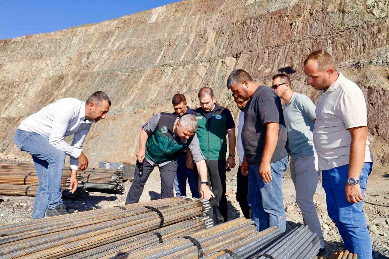 DSİ BÖLGE MÜDÜRÜ YAVUZ, ERZİNCAN BALLI BARAJI VE SULAMA ŞANTİYESİNİ İNCELEDİ