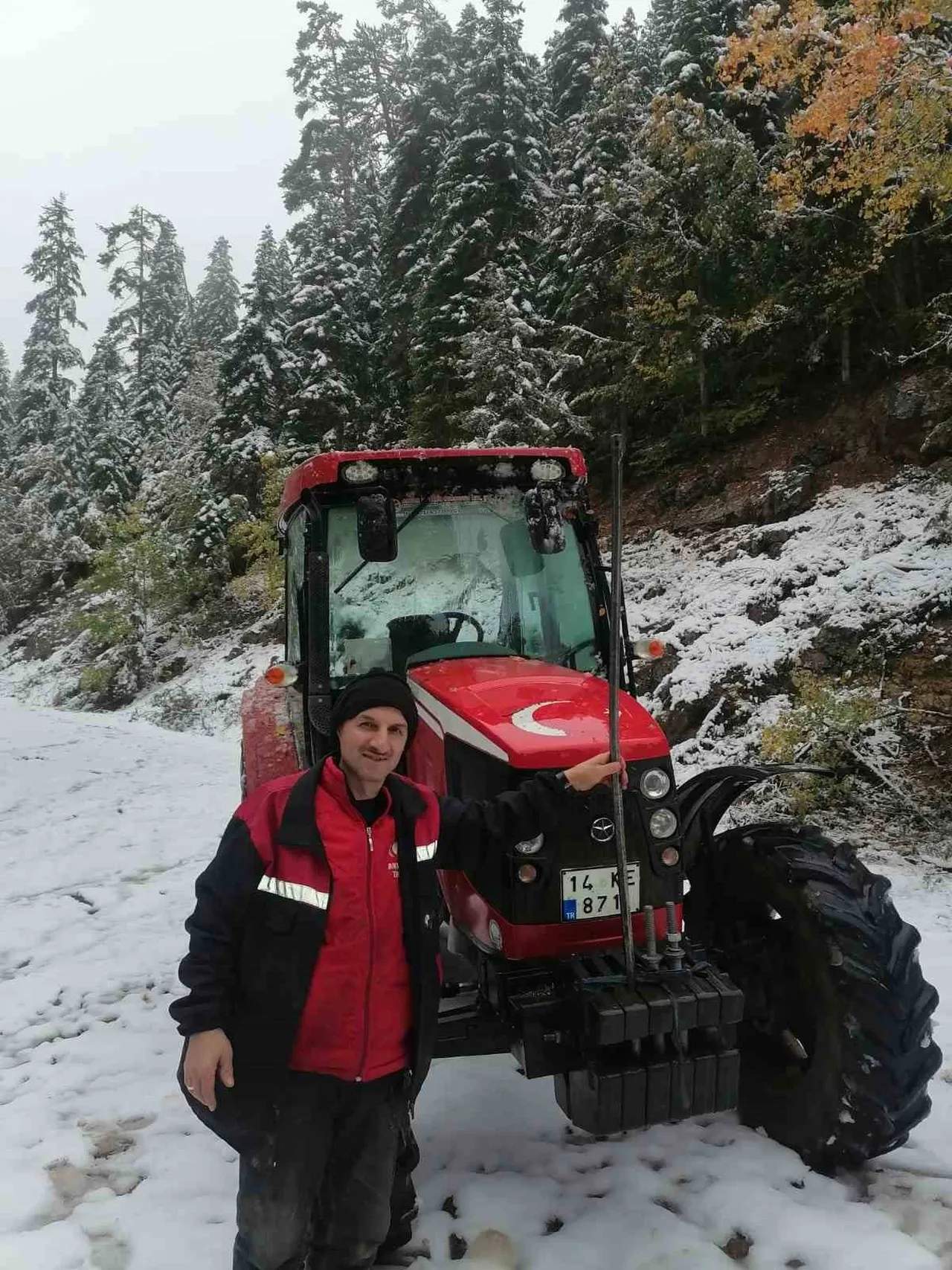 BARTIN'IN YÜKSEK KESİMLERİNE YILIN İLK KARI YAĞDI.
