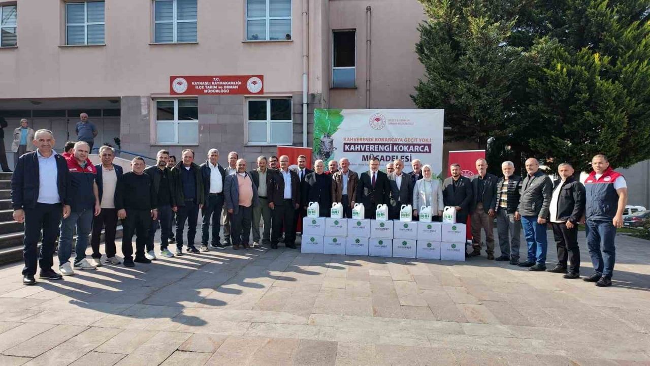 DÜZCE’DE TARIMSAL ÜRETİMİ TEHDİT EDEN KAHVERENGİ KOKARCAYA KARŞI MÜCADELE ÇALIŞMALARI SÜRÜYOR....