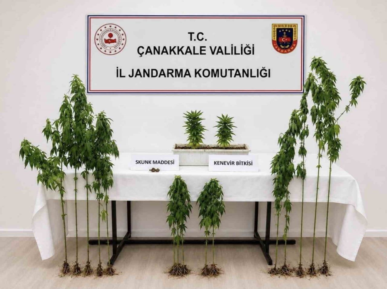 ÇANAKKALE’DE MERKEZ, BİGA VE EZİNE İLÇELERİNDE GERÇEKLEŞTİRİLEN UYUŞTURUCU OPERASYONUNDA ÇOK...