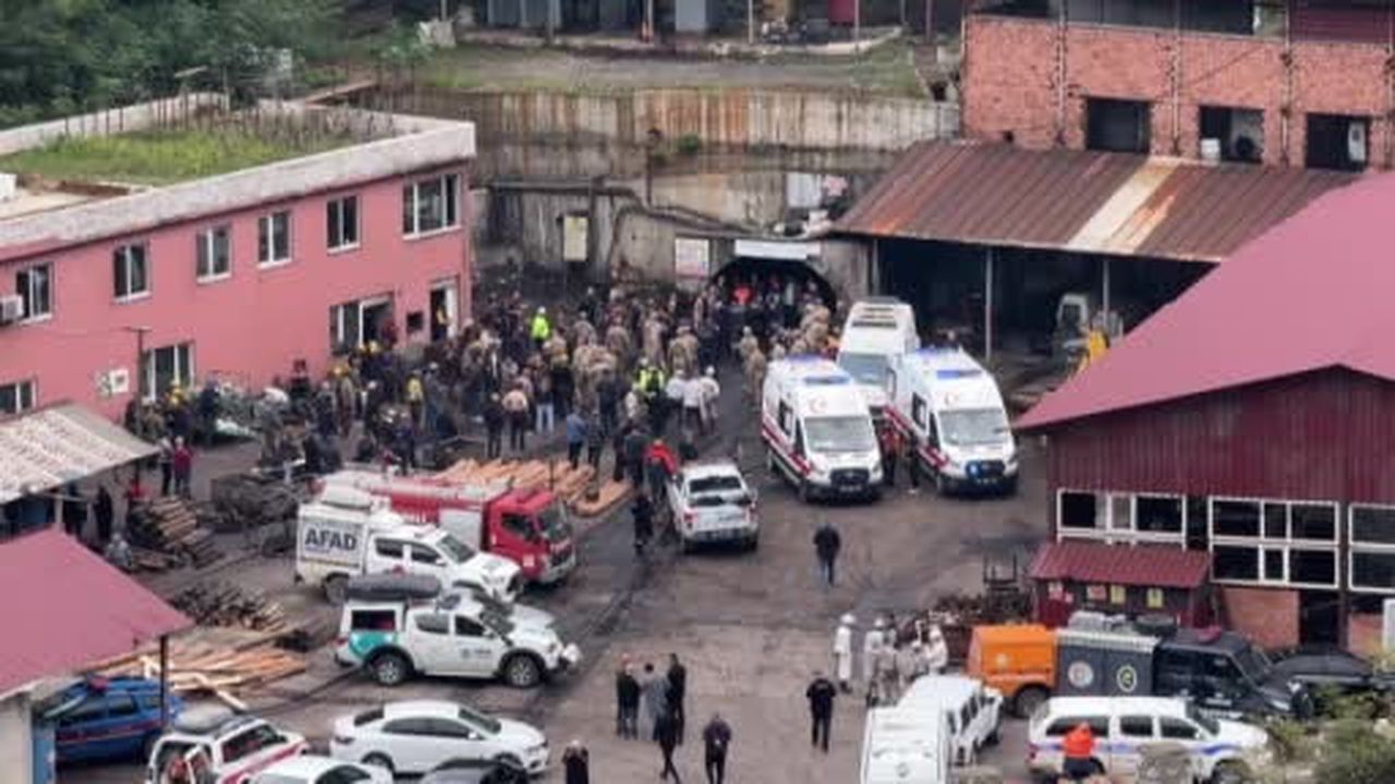 Zonguldak'ta maden ocağında patlama