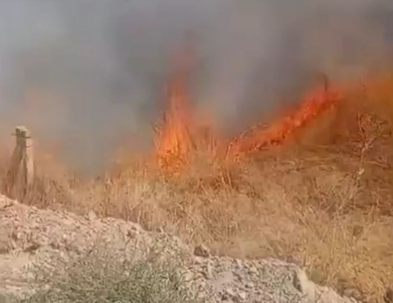 KONYA'NIN EREĞLİ İLÇESİNDE İKİ FARKLI NOKTADA YANGIN ÇIKARKEN, İTFAİYE EKİPLERİNİN MÜDAHALESİYLE...