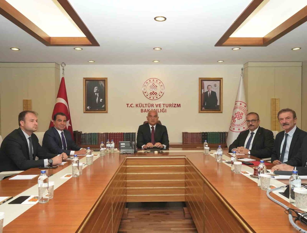 KÜLTÜR VE TURİZM BAKANI MEHMET NURİ ERSOY, KÜLTÜR VARLIKLARI VE MÜZELER GENEL MÜDÜRÜ BİROL...