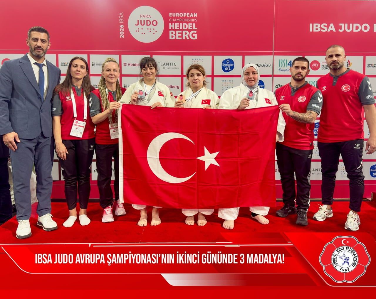 MİLLİ JUDOCULAR, ALMANYA’NIN HEİDELBERG KENTİNDE DÜZENLENEN 2026 IBSA JUDO AVRUPA ŞAMPİYONASI'NI 7...