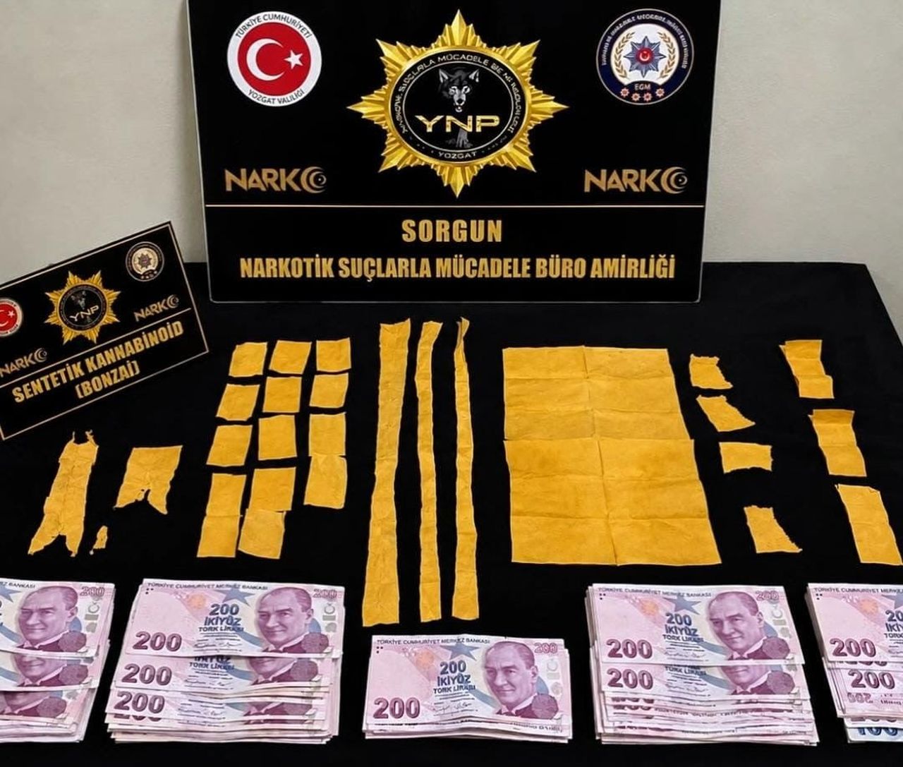 YOZGAT'IN SORGUN İLÇESİNDE DÜZENLENEN UYUŞTURUCU OPERASYONUNDA 1 KİŞİ TUTUKLANDI.