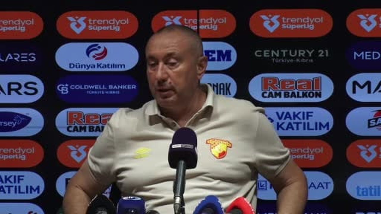 Göztepe Teknik Direktörü Stanimir Stoilov, Gaziantep FK karşısında oynadıkları ilk 45 dakikanın...