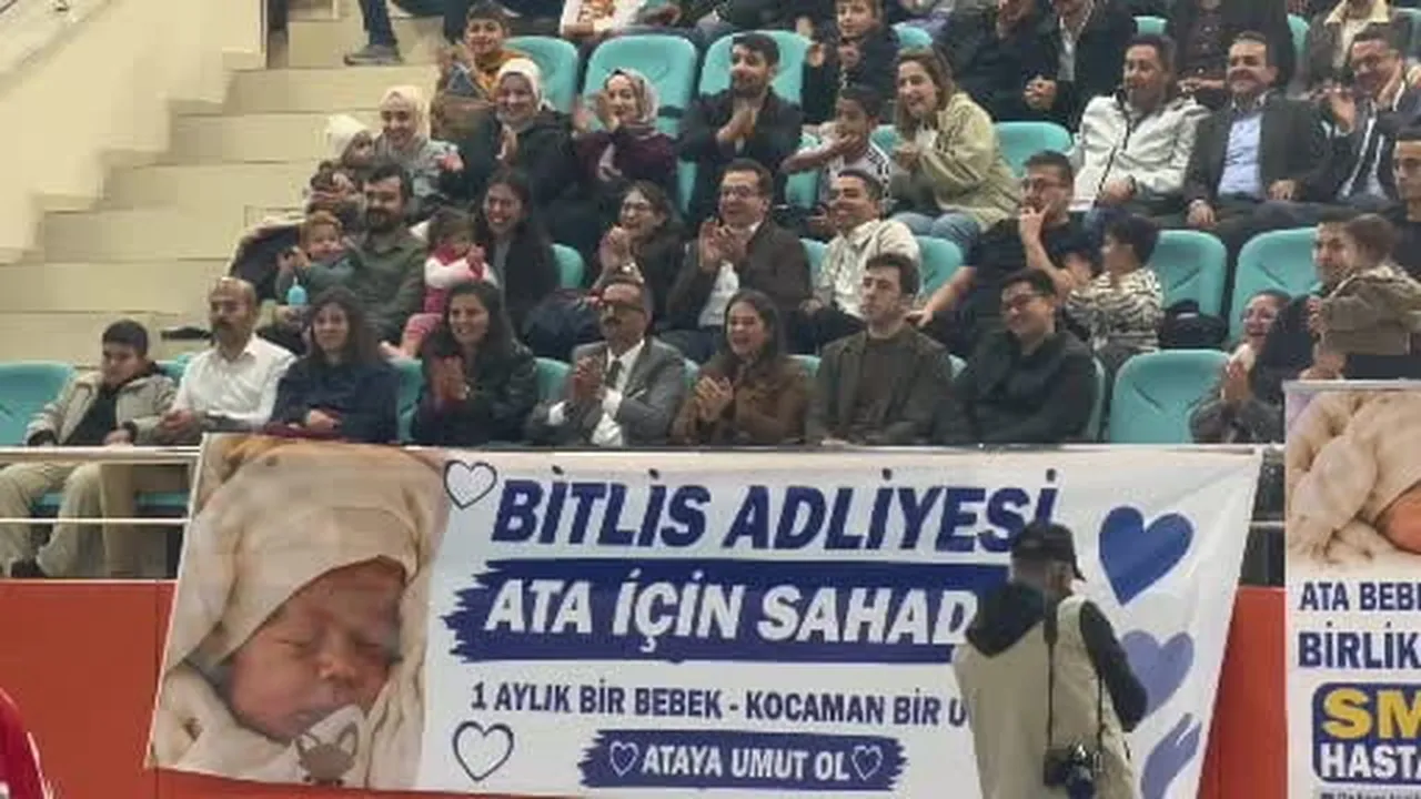 Bitlis Adliyesi, SMA hastası Ata bebek için sahaya çıktı