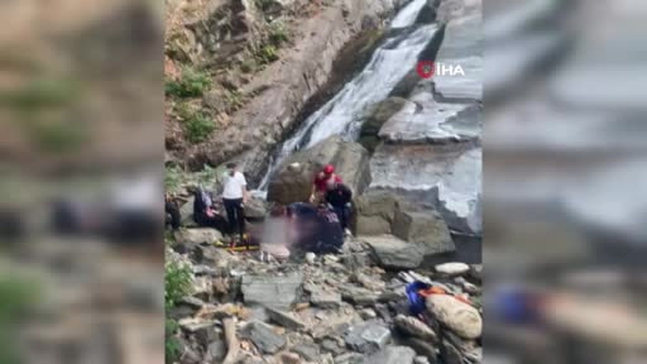 Uludağ’da facia : 70 metrelik şelaleden düşen kadın hayatını kaybetti