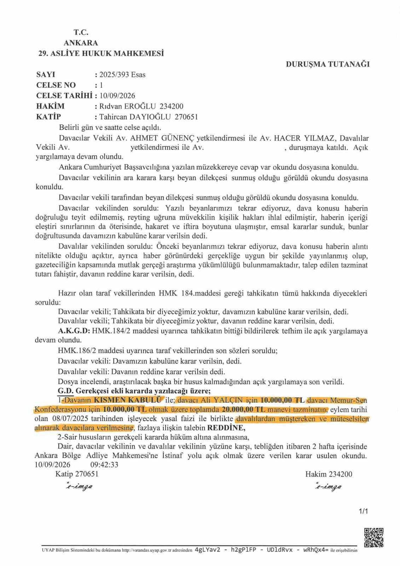 MEMUR SENDİKALARI KONFEDERASYONU (MEMUR-SEN) VE MEMUR-SEN GENEL BAŞKANI ALİ YALÇIN HAKKINDA...