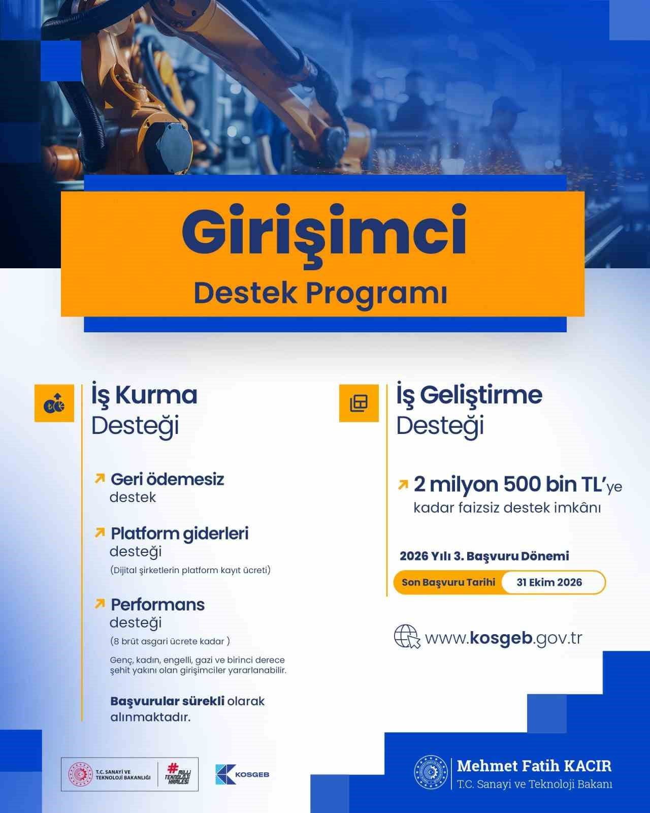 BAKAN KACIR'IN SOSYAL MEDYA HESABINDAN YAPTIĞI PAYLAŞIM
