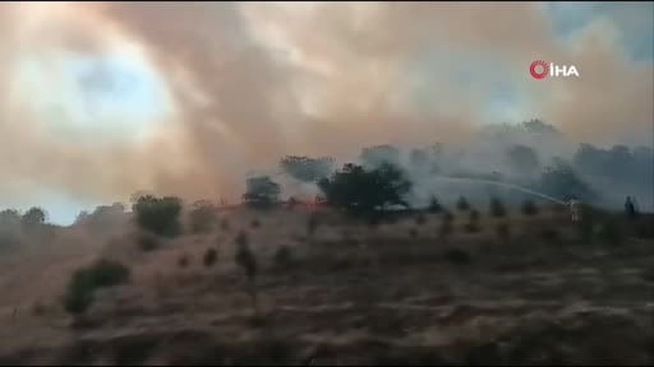 Bozüyük’te yangın kontrol altına alındı
