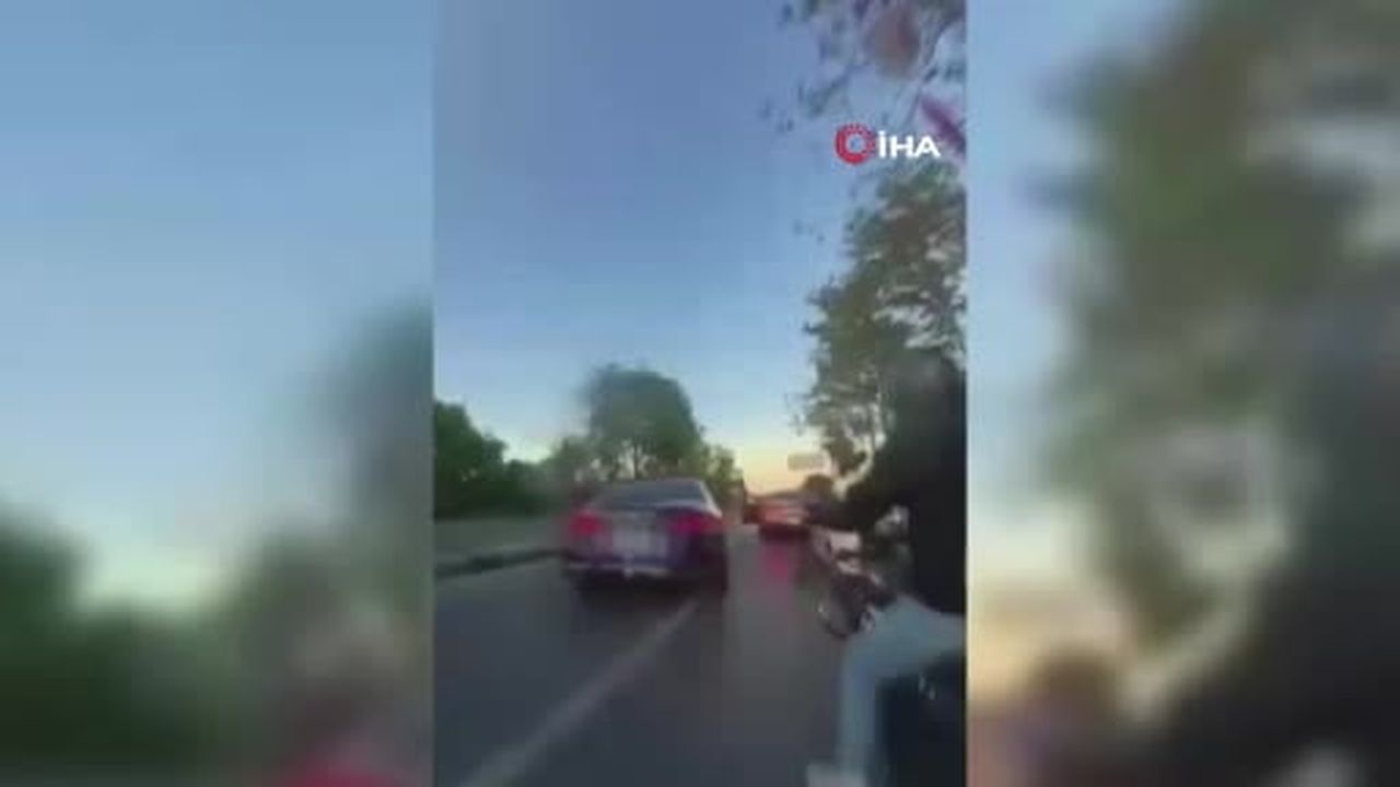 Oyuncu Melisa Döngel’i Sarıyer'de trafikte silahla tehdit eden sürücü tutuklandı