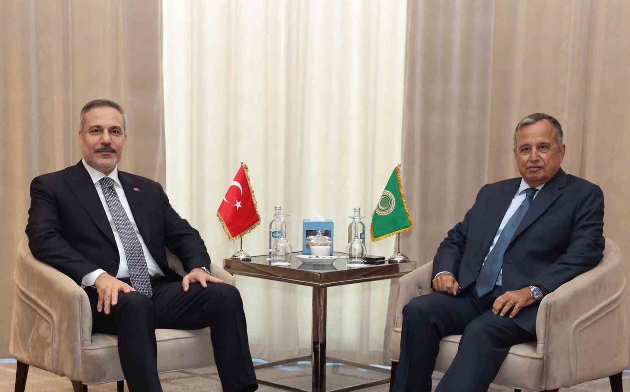 DIŞİŞLERİ BAKANI HAKAN FİDAN, MISIR'IN EL ALAMEYN KENTİNDE ARAP BİRLİĞİ GENEL SEKRETERİ NEBİL...