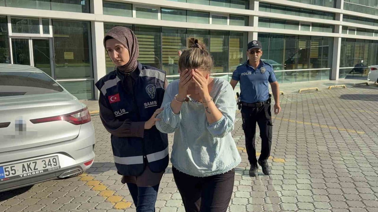 NÖBETÇİ MAHKEMEYE ÇIKARILAN B.G.(35) ADLI KADIN TUTUKLANARAK ÇARŞAMBA KADIN KAPALI CEZA İNFAZ...